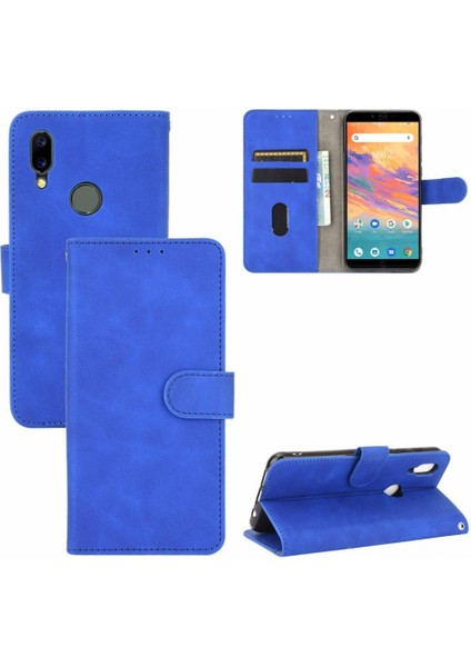Umidigi A3S Kart Ekleme Tam Koruma Deri Folio Flip Için Kılıf (Yurt Dışından)