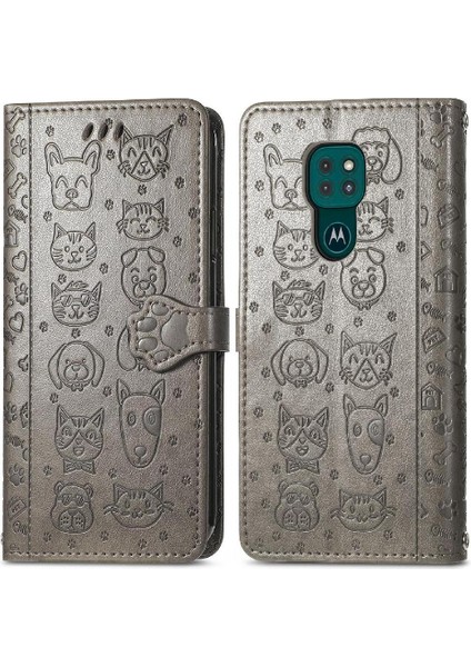 Moto G9 Oynamak Için Kılıf Kapak Kapak Kısa Kayış Karikatür Hayvanlar Darbeye (Yurt Dışından) fiyatları