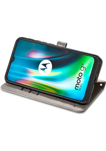 Moto G9 Oynamak Için Kılıf Kapak Kapak Kısa Kayış Karikatür Hayvanlar Darbeye (Yurt Dışından) modelleri