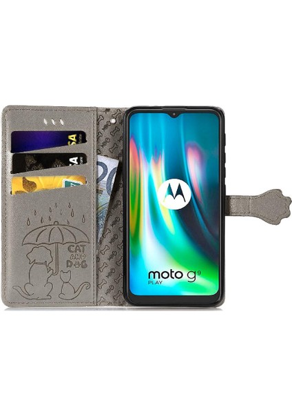 Moto G9 Oynamak Için Kılıf Kapak Kapak Kısa Kayış Karikatür Hayvanlar Darbeye (Yurt Dışından) fırsatları