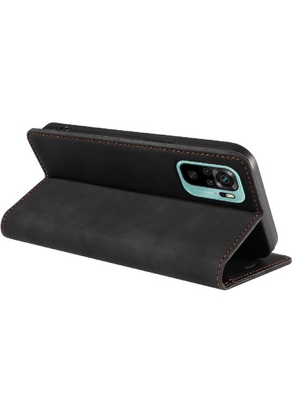 Xiaomi Redmi Not 10S Için Kılıf Koruyucu Manyetik Folio Cüzdan Pu Deri (Yurt Dışından)