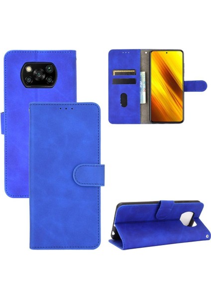 Kart Tutucu Kickstand Tam Koruma ile Xiaomi Poco X3 Nfc Için Kılıf (Yurt Dışından)