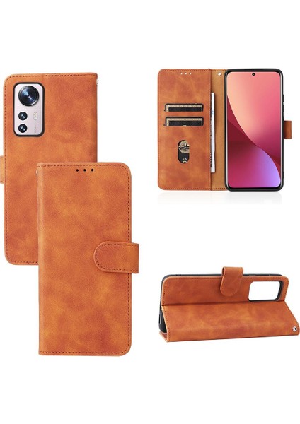 Kart Tutucu Kickstand Koruyucu Kapak Kartı ile Xiaomi 12 Lite Için Kılıf (Yurt Dışından)