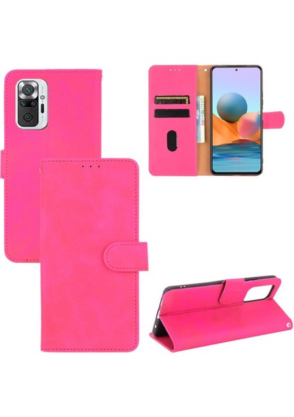 Xiaomi Redmi Not 10 Pro Max Deri Için Kılıf Folio Flip Case Kart Tam (Yurt Dışından)
