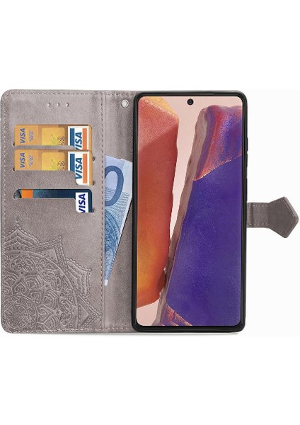 Samsung Not 20 Için Kılıf Basit Iş Kapak Kapak Darbeye Zarif (Yurt Dışından)