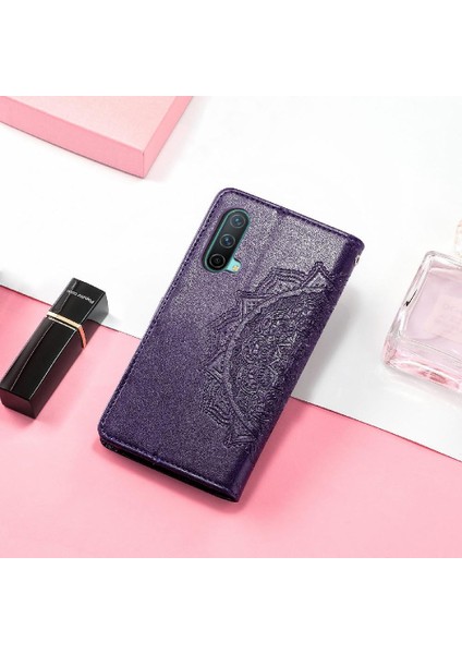 Oneplus Nord Ce 5g Için Kılıf Deri Kılıf Darbeye Zarif Desen (Yurt Dışından) fırsatları