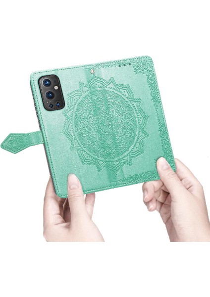 Oneplus 9 Için Kılıf Pro Basit Iş Kapak Çevirin Deri Kılıf Zarif (Yurt Dışından)