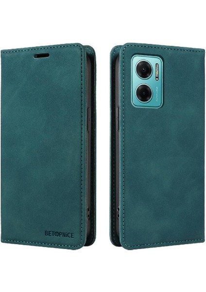 Xiaomi Redmi Not 10 Için Kılıf 5g Koruyucu Folio Cüzdan Manyetik Pu (Yurt Dışından)