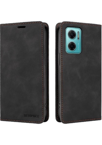 Xiaomi Redmi Not 10 Için Kılıf 5g Koruyucu Folio Cüzdan Manyetik Pu (Yurt Dışından)