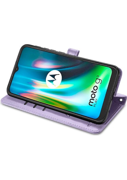 Moto G9 Oynamak Için Kılıf Kapak Kapak Kısa Kayış Karikatür Hayvanlar Darbeye (Yurt Dışından) modelleri