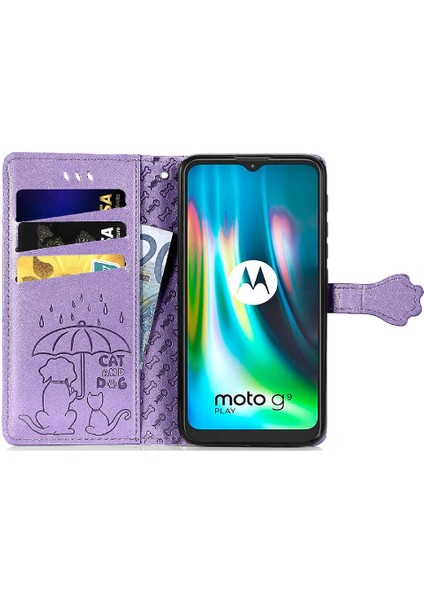 Moto G9 Oynamak Için Kılıf Kapak Kapak Kısa Kayış Karikatür Hayvanlar Darbeye (Yurt Dışından) fırsatları