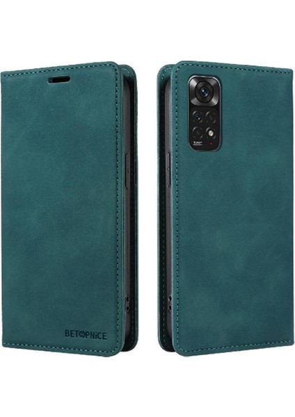 Xiaomi Redmi Için Not 11 4g Pu Deri Koruyucu Folio Cüzdan (Yurt Dışından)