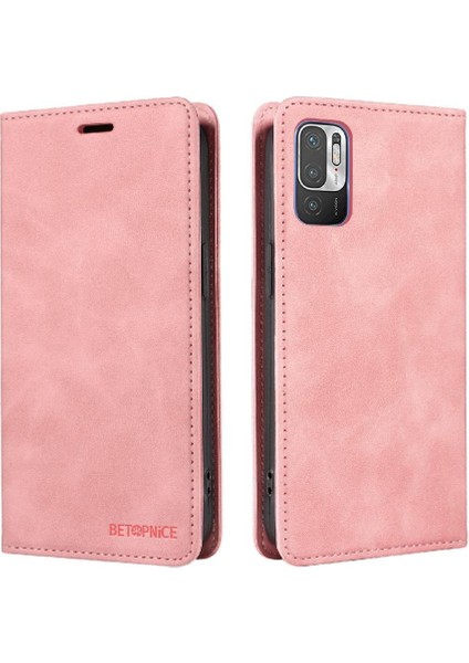 Xiaomi Redmi Için Not 10 5g Manyetik Koruyucu Folio Cüzdan Pu (Yurt Dışından)