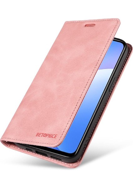 Xiaomi Redmi Not 9 Için Kılıf Pu Deri Folio Cüzdan Koruyucu Manyetik (Yurt Dışından)