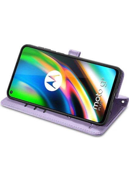 Moto G9 Artı Kısa Kayış Kapak Kapak Karikatür Hayvanlar Deri Kılıf (Yurt Dışından) modelleri