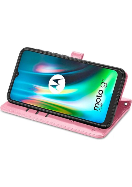 Moto G9 Oynamak Için Kılıf Kapak Kapak Kısa Kayış Karikatür Hayvanlar Darbeye (Yurt Dışından) modelleri