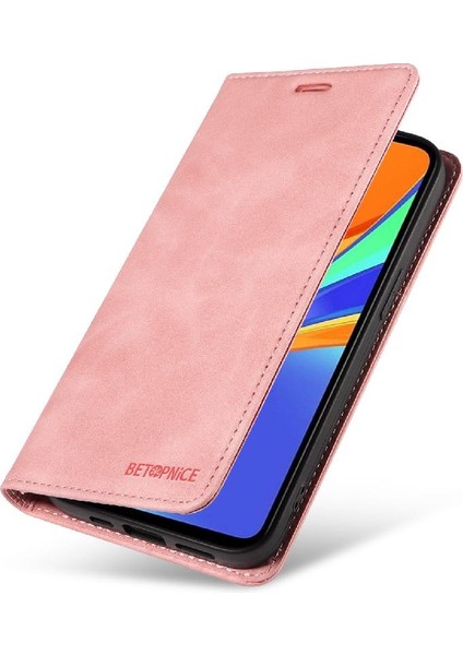 Manyi Mall Xiaomi Poco C3 Için Folio Cüzdan Manyetik Pu Deri Koruyucu Kılıf (Yurt Dışından)