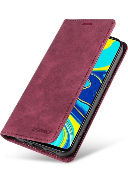 Xiaomi Redmi Not 9s Için Kılıf Folio Cüzdan Manyetik Koruyucu Pu Deri (Yurt Dışından)