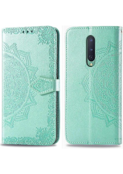 Oneplus 8 Için Kılıf Darbeye Kapak Kapak Basit Iş Deri Kılıf (Yurt Dışından)