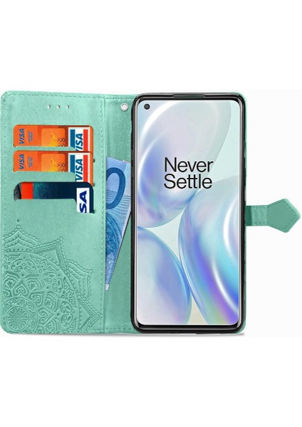 Oneplus 8 Için Kılıf Darbeye Kapak Kapak Basit Iş Deri Kılıf (Yurt Dışından)