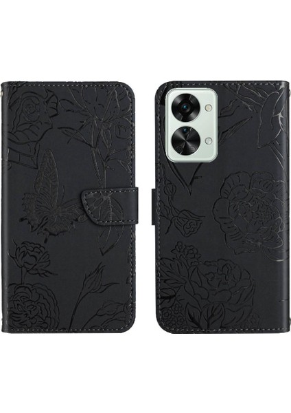 Oneplus Nord 2t 5g Için Kılıf Pu Deri Kapak Çevirin Darbeye Deri Kılıf (Yurt Dışından)