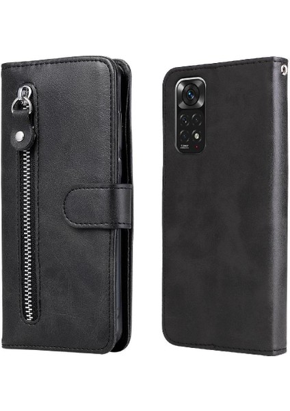 Xiaomi Redmi Not 11 Için Kılıf 4g Kart Yuvası Sahipleri Deri Koruyucu (Yurt Dışından)