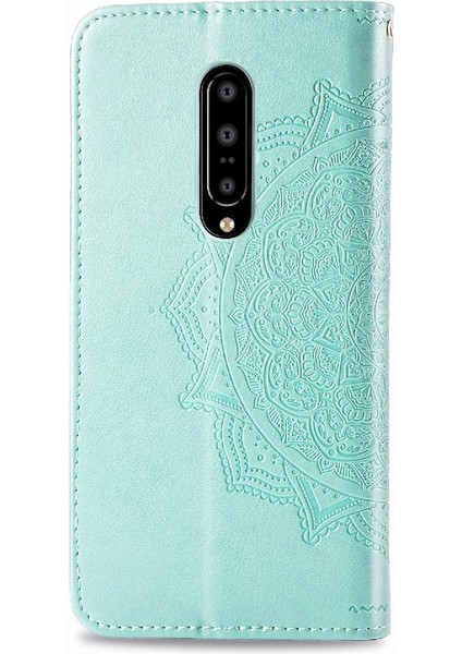 Oneplus 7 Pro Için Kılıf Zarif Desen Deri Kılıf Kapak Çevirin Basit (Yurt Dışından)