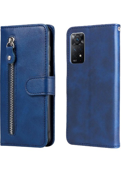 Xiaomi Redmi Not 11 Pro Deri Fermuar Koruyucu Kapak Kartı (Yurt Dışından)
