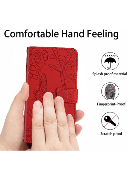 Oneplus Nord Ce2 5g Anti-Damla Koruma Bilek Kayışı ile Çiçekler (Yurt Dışından)