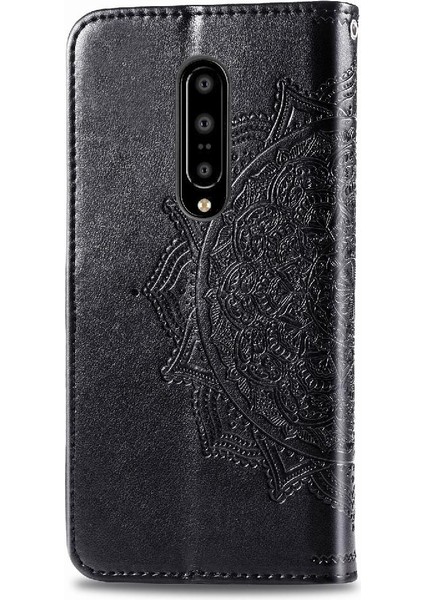 Oneplus 7 Pro Için Kılıf Zarif Desen Deri Kılıf Kapak Çevirin Basit (Yurt Dışından)