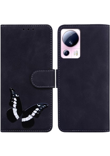 Xiaomi 13 Lite Flip Folio Kapak Cüzdan Kart Yuvaları Renk Baskılı (Yurt Dışından)