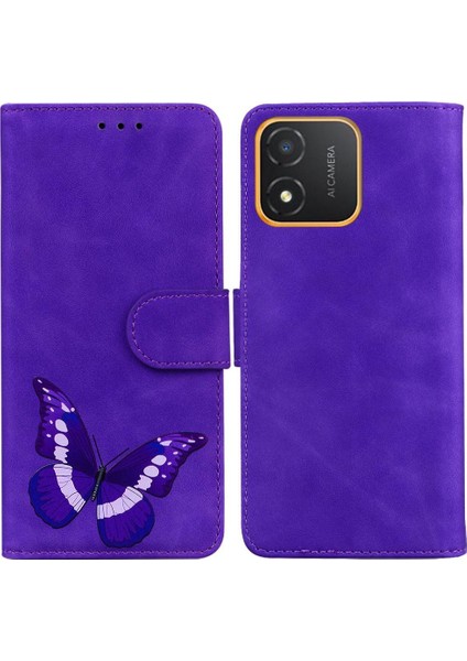 Onur Için Kılıf X5 Renk Baskılı Flip Folio Kapak Kelebek Cüzdan Kart (Yurt Dışından)