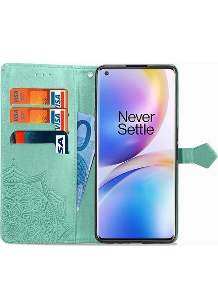 Oneplus 8 Için Kılıf Pro Darbeye Deri Kılıf Zarif Desen Basit (Yurt Dışından)