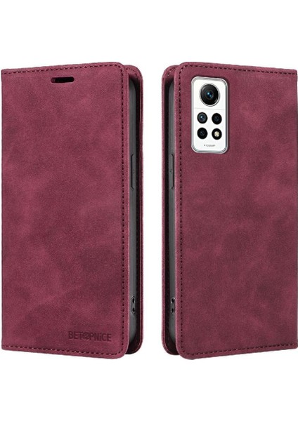 Xiaomi Redmi Için Not 11 Pro Koruyucu Manyetik Folio Cüzdan Pu (Yurt Dışından)