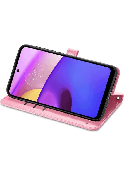 Moto E40 Darbeye Kapak Kapak Karikatür Hayvanlar Için Kılıf Kısa Kayış Vaka (Yurt Dışından) modelleri