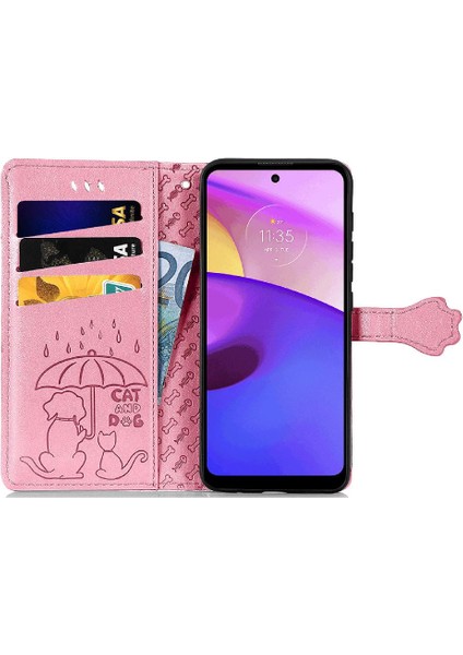 Moto E40 Darbeye Kapak Kapak Karikatür Hayvanlar Için Kılıf Kısa Kayış Vaka (Yurt Dışından) fırsatları