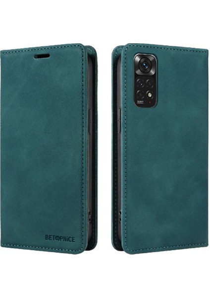Xiaomi Redmi Için Not 11 4g Pu Deri Koruyucu Folio Cüzdan (Yurt Dışından)