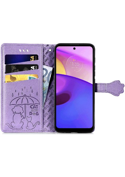 Moto E40 Darbeye Kapak Kapak Karikatür Hayvanlar Için Kılıf Kısa Kayış Vaka (Yurt Dışından) modelleri