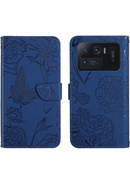 Xiaomi 11 Için Kılıf Bilek Kayışı ile Ultra Anti-Damla Koruma Çiçekler ve (Yurt Dışından)