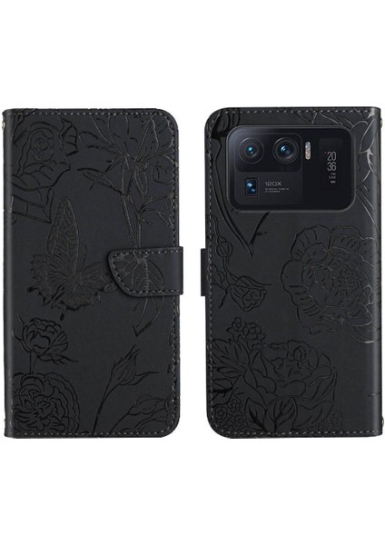 Xiaomi 11 Için Kılıf Bilek Kayışı ile Ultra Anti-Damla Koruma Çiçekler ve (Yurt Dışından)