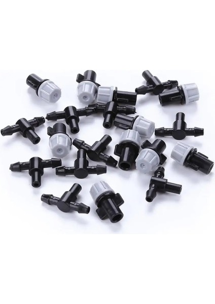 Mist Sprinkler + Tees Konnektör Nozulları Sulama Suyu Kontrol Püskürtücü Damla Sulama Bahçe Mist Sprinker (Yurt Dışından)