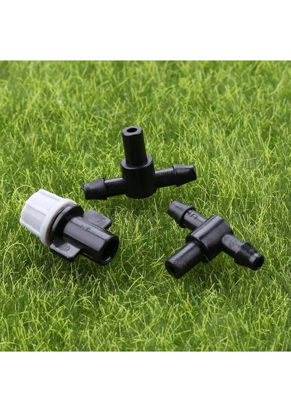 Mist Sprinkler + Tees Konnektör Nozulları Sulama Suyu Kontrol Püskürtücü Damla Sulama Bahçe Mist Sprinker (Yurt Dışından)