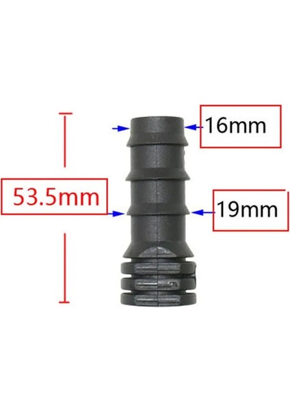 20MM x 50 Adet Stil E Boru Te Dirsek Onarım Uç Fiş Konnektörleri Bahçe Suyu Damla Sulama Su Borusu Konnektörü (Yurt Dışından)
