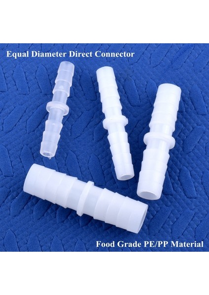4.1-4.1mm Pp Stili 50 Parça 5 ~.1 ~ 14MM Gıda Sınıfı Pppe Eşit Dia Doğrudan Konnektörler Akvaryum Balık Tankı Hava Pompası Hortumu Pagoda Ortak Su Boru Ek Parçaları (Yurt Dışından) fiyatları