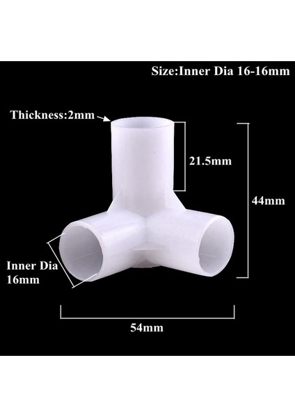 Iç Çap 16MM Stili 5 Adet 2~~25MM Çapraz 3D Üç Boyutlu Konnektör Sulama Sulama Su Borusu 4 Yönlü Ortak Bahçe Dıy Raf Tüp Ek Parçaları (Yurt Dışından)
