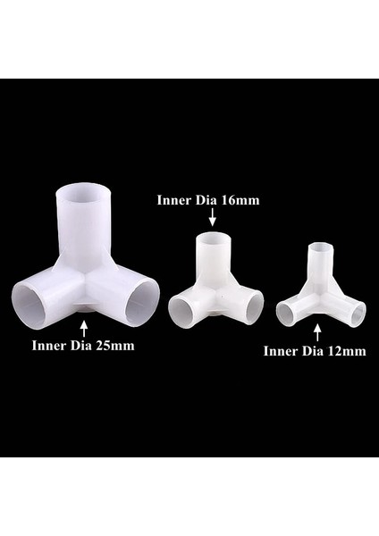 Iç Çap 16MM Stili 5 Adet 2~~25MM Çapraz 3D Üç Boyutlu Konnektör Sulama Sulama Su Borusu 4 Yönlü Ortak Bahçe Dıy Raf Tüp Ek Parçaları (Yurt Dışından) modelleri