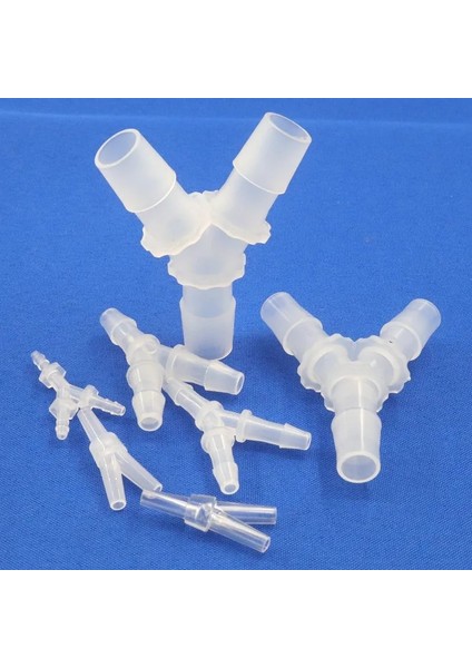 3,8 mm Pagoda Stili 100 Adet 200~ Y-Tipi Tee Connectorlaste Sppliters Akvaryum Balık Tankı Hava Pompası Hortum Distribütör Konnektörü (Yurt Dışından)