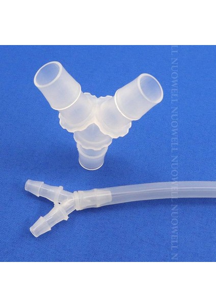3,8 mm Pagoda Stili 100 Adet 200~ Y-Tipi Tee Connectorlaste Sppliters Akvaryum Balık Tankı Hava Pompası Hortum Distribütör Konnektörü (Yurt Dışından)