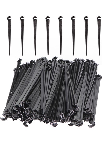 P-50PCS Tarzı '' Hortum Damla Sulama Desteği Stakeape Kanca Boru Sabit Gövde Tutucu Bahçe Sulama Damlatıcı Yağmurlama Braketi (Yurt Dışından) indirimleri