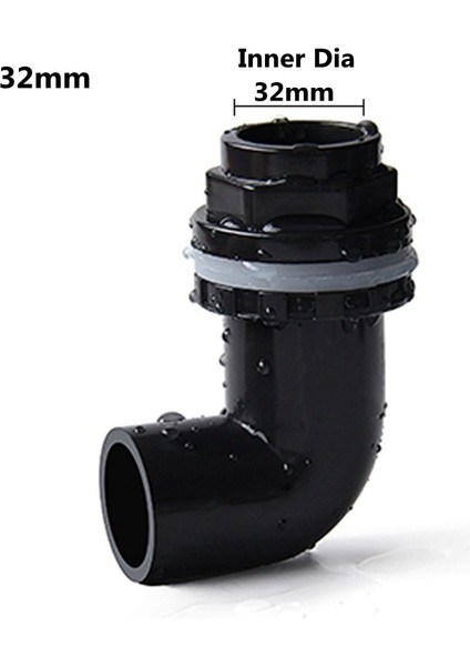 Yeşil Stil 1 Bilgisayar ~50MM Siyah Pvc 90° Eşit Dirsek Konnektörleri Balık Tankı Akvaryum Drenaj Giriş Çıkış Bağlantıları Bahçe Sulama Taşma Borusu (Yurt Dışından)